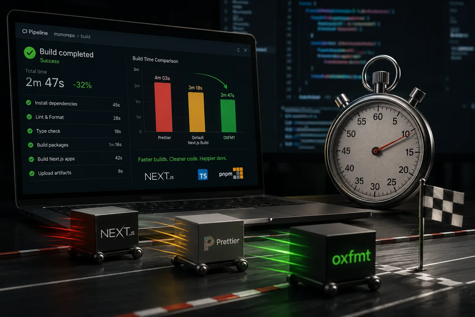 Benchmarking Oxfmt vs Prettier in Next.js Monorepos for Sub-Second CI