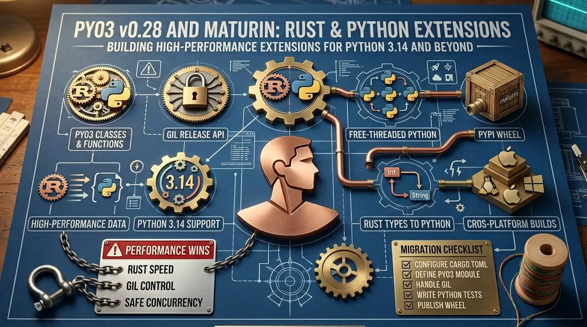 PyO3 v0.28 and maturin: Writing Python Extensions in Rust That Actually Ship